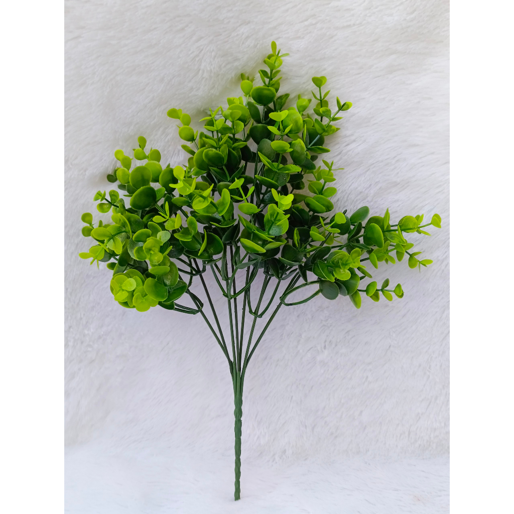 Cành hoa lá cỏ điểm táo VI086 , hoa giả trang trí