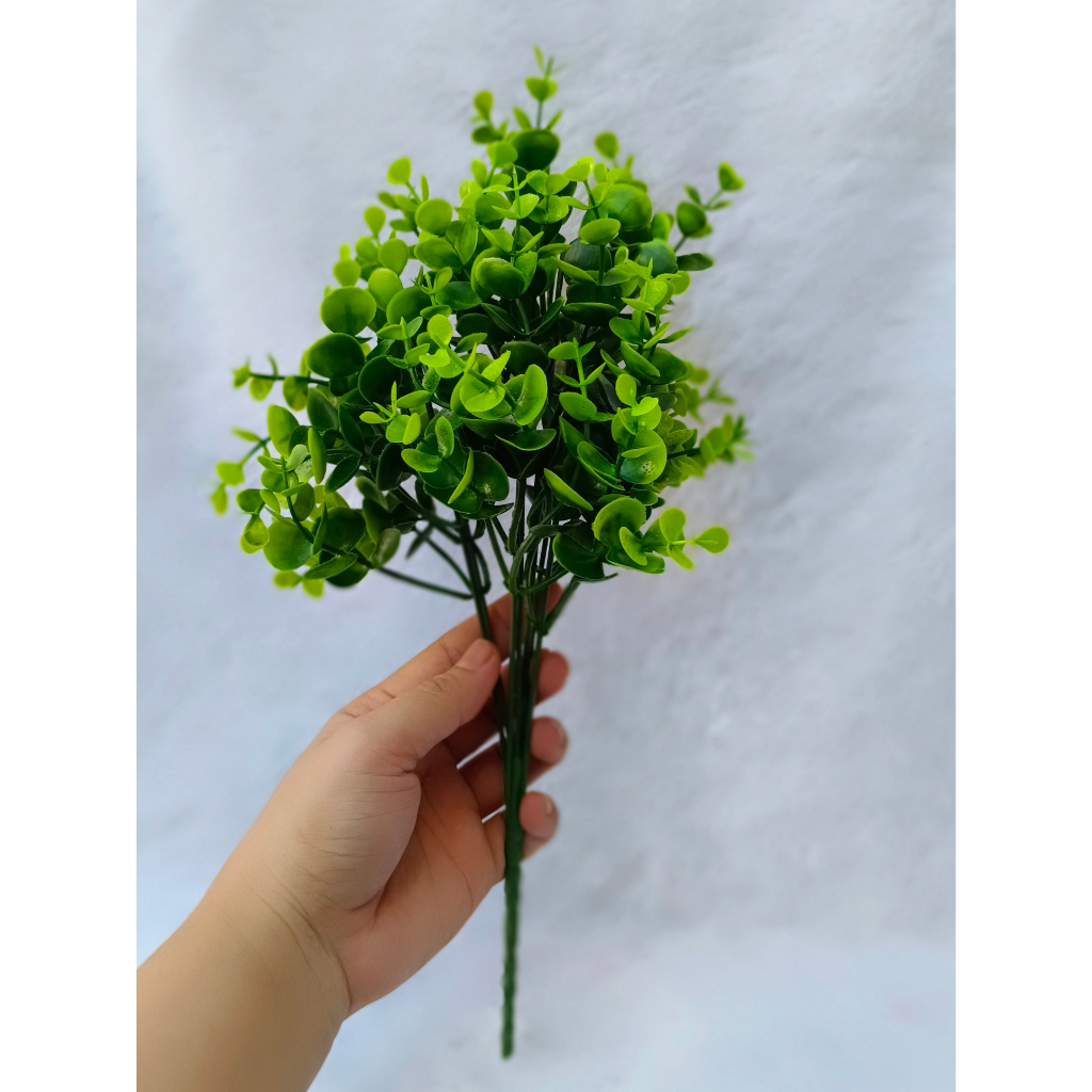 Cành hoa lá cỏ điểm táo VI086 , hoa giả trang trí