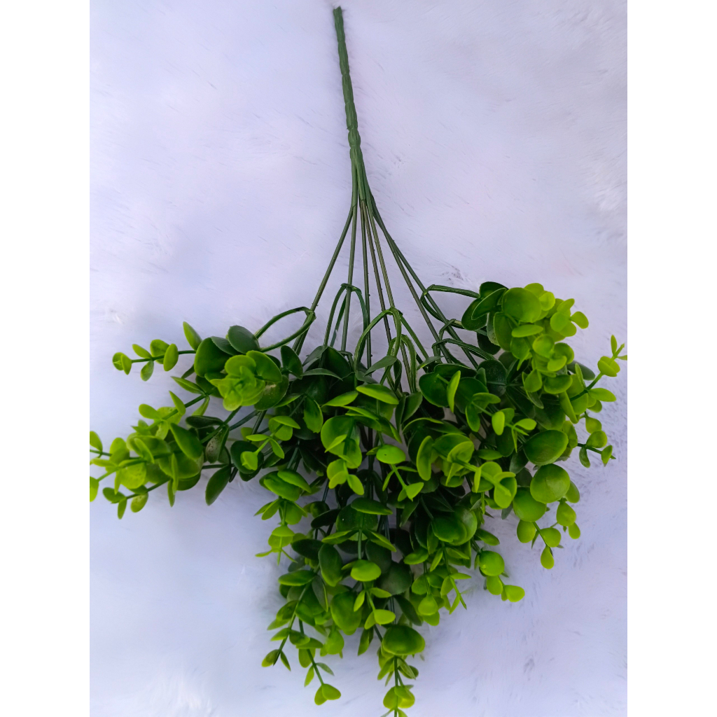 Cành hoa lá cỏ điểm táo VI086 , hoa giả trang trí