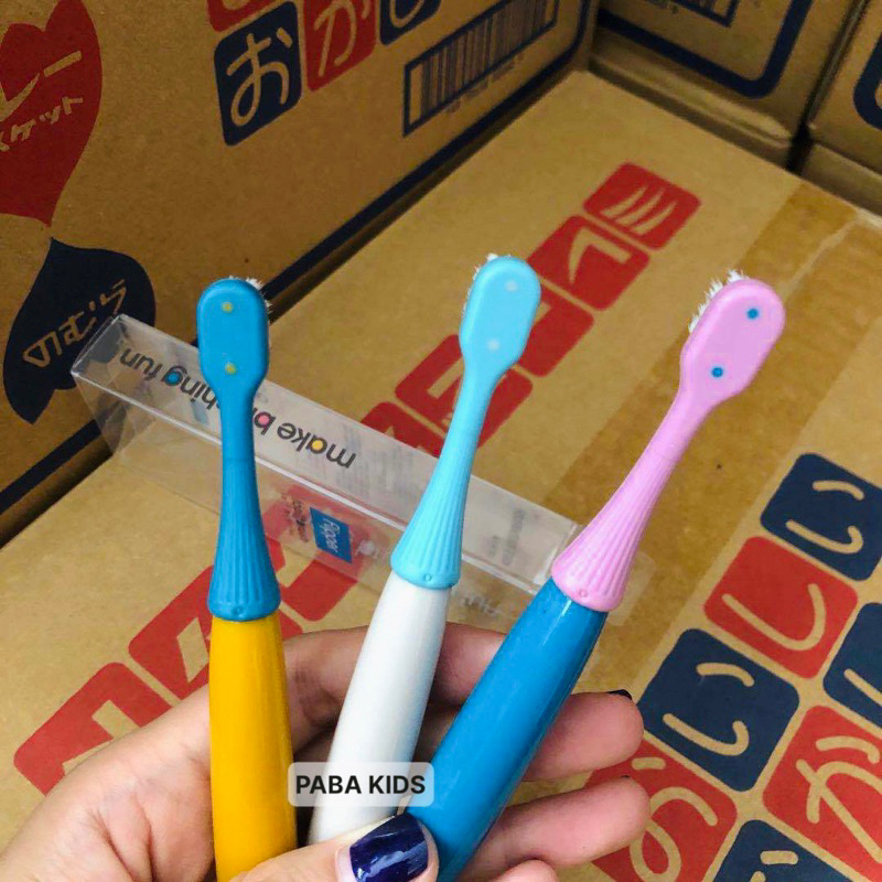 SET 3 bàn chải FLIPPER Kháng khuẩn cho bé 2-5 tuổi xuất chuẩn