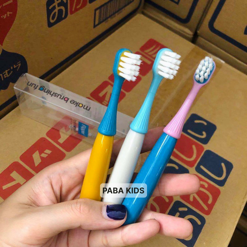 SET 3 bàn chải FLIPPER Kháng khuẩn cho bé 2-5 tuổi xuất chuẩn