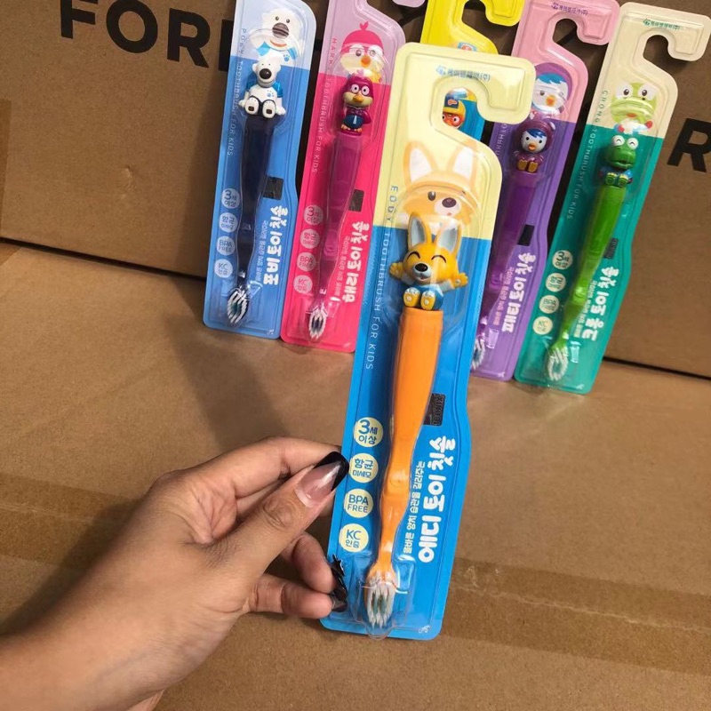 Bàn Chải Đánh Răng Cho Trẻ Em PORORO Toothbrush 1pc