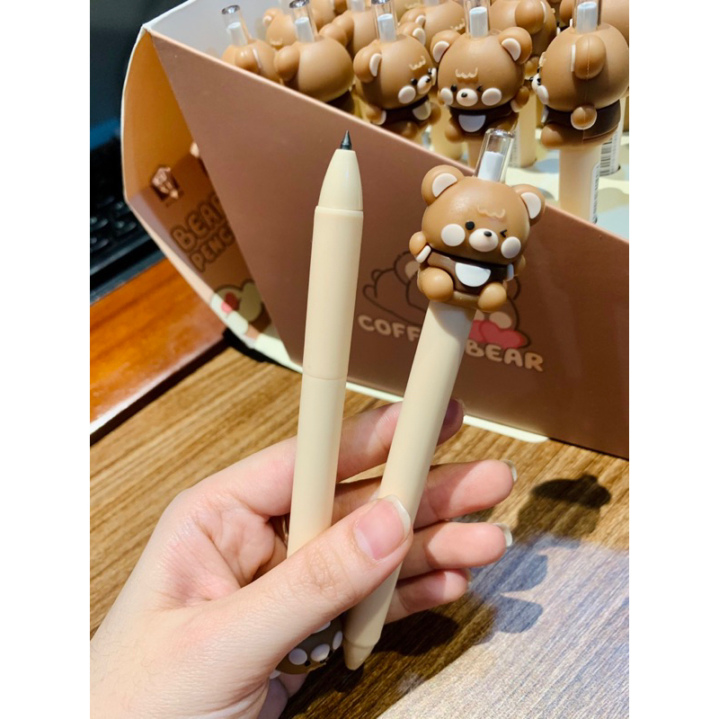 BÚT CHÌ BẤM 2mm SILICON DỄ THƯƠNG VĨNH CỬU VIẾT KHÔNG HẾT ,LÕI LIÊN TỤC KHÔNG CẦN GỌT CHO TRẺ