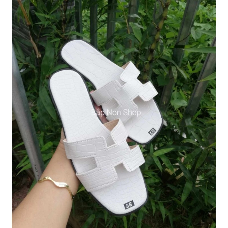 Dép Nữ Quai Ngang Chữ H Xinh Xắn 4 Màu Cho Nàng Lựa Chọn