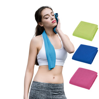 Khăn lau mồ hôi chạy bộ có túi zip, khăn lạnh tập yoga làm mát, thấm hút mồ hôi, khô nhanh và độ sạch cao size 30x80cm