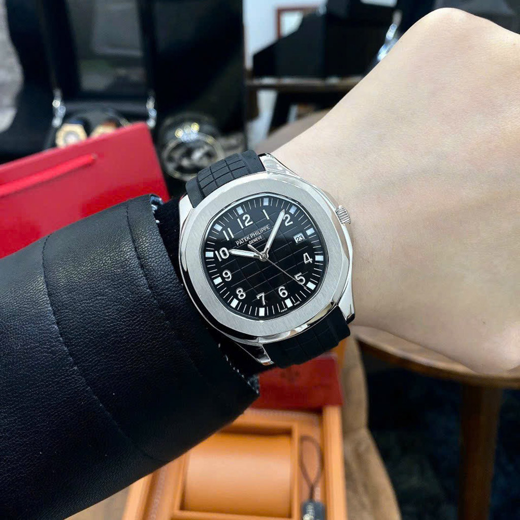 Đồng Hồ Nam Patek Philippe Cơ Automatic Nhật, Kính Saphire 40mm sang trọng, Chống Nước 5ATM, Full Box Hãng