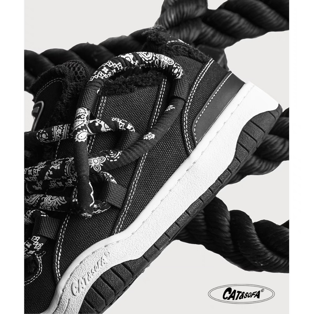 Giày sneaker Cat&Sofa " HipHop " 2 màu đen trắng