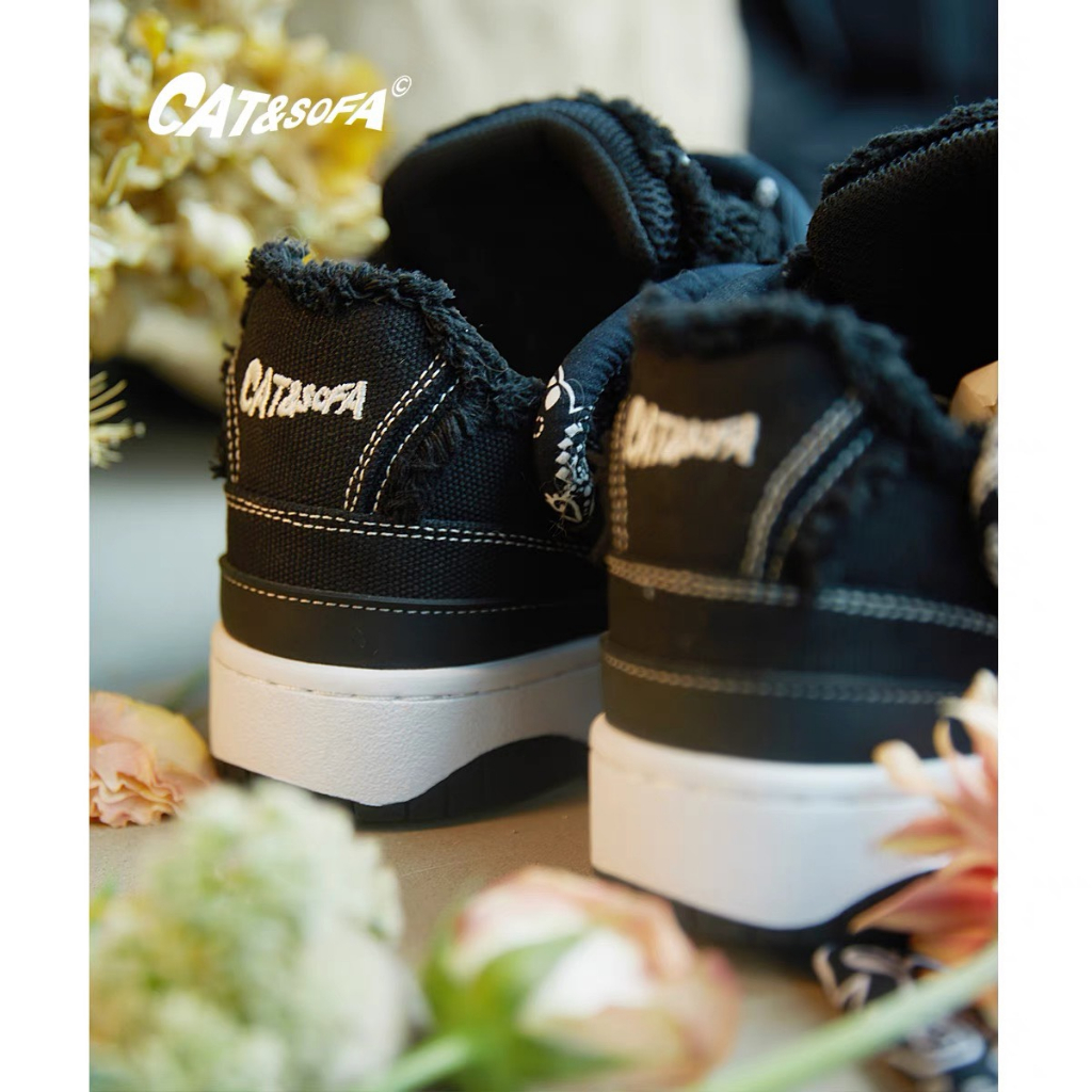 Giày sneaker Cat&Sofa " HipHop " 2 màu đen trắng