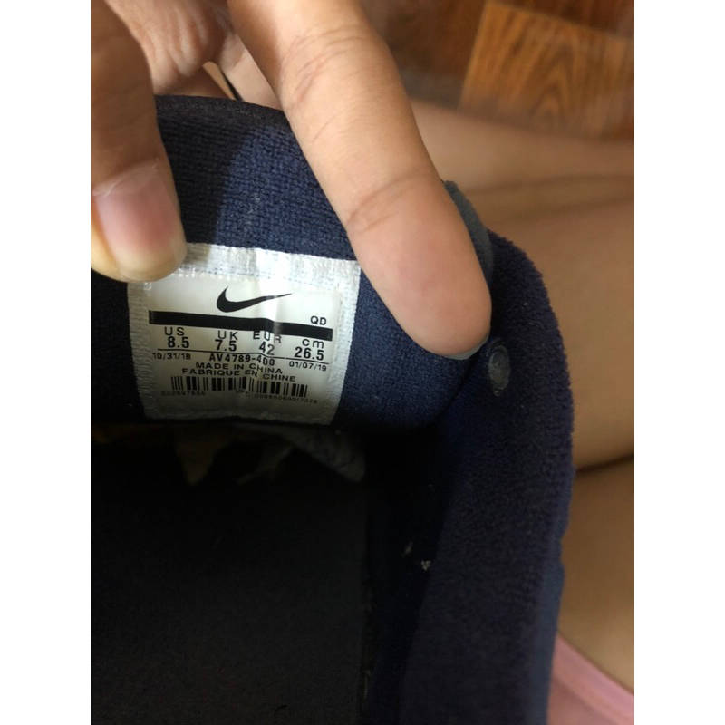 Giày NIKE M2K navy 2hand chính hãng size 42