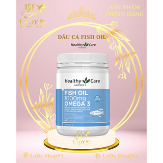 Dầu cá Fish Oil 1000mg Omega 3 Healthy Care, 400 viên - Mẫu mới