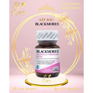 Viên sắt bầu Blackmores Pregnancy Iron [Úc] lọ 30viên, bổ sung sắt cho phụ nữ mang thai. Mẫu mới, hàng air, đủ bill