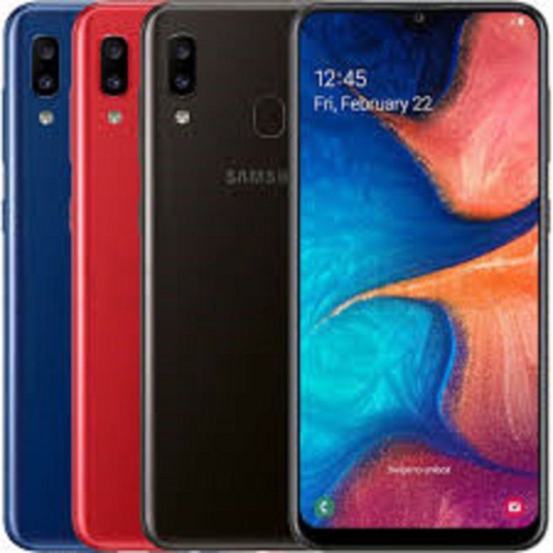 Điện Thoại Samsung Galaxy A20 Chính Hãng, máy 2sim ram 3G rom 32G, camera siêu nét