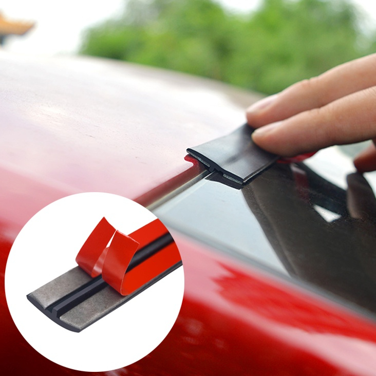 Dải cao su dán bít kín viền kính cửa sổ trời nóc xe hơi Gioăng chữ T chân kính và cửa nóc 3M Acoustics