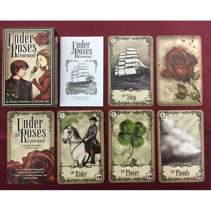 ❤️ Bộ bài Tarot Lenormand Under Roses bói tiên tri đã kha.i q.uang