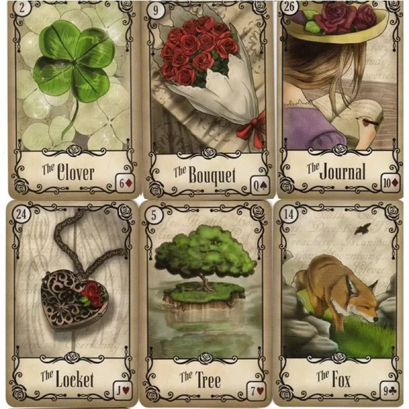 ❤️ Bộ bài Tarot Lenormand Under Roses bói tiên tri đã kha.i q.uang