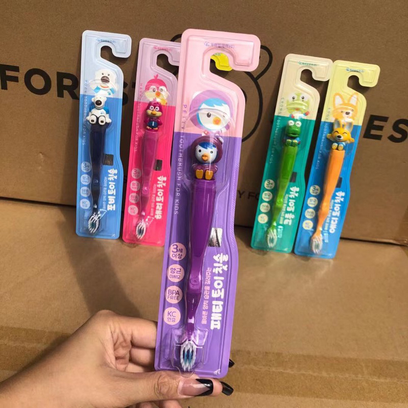 Bàn Chải Đánh Răng Cho Trẻ Em PORORO Toothbrush 1pc