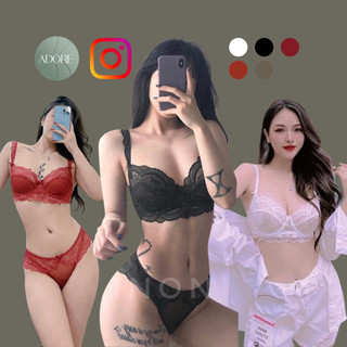 Bộ Đồ Lót Ren Quai Cánh Tiên Có Gọng Ren Không Mút 9241