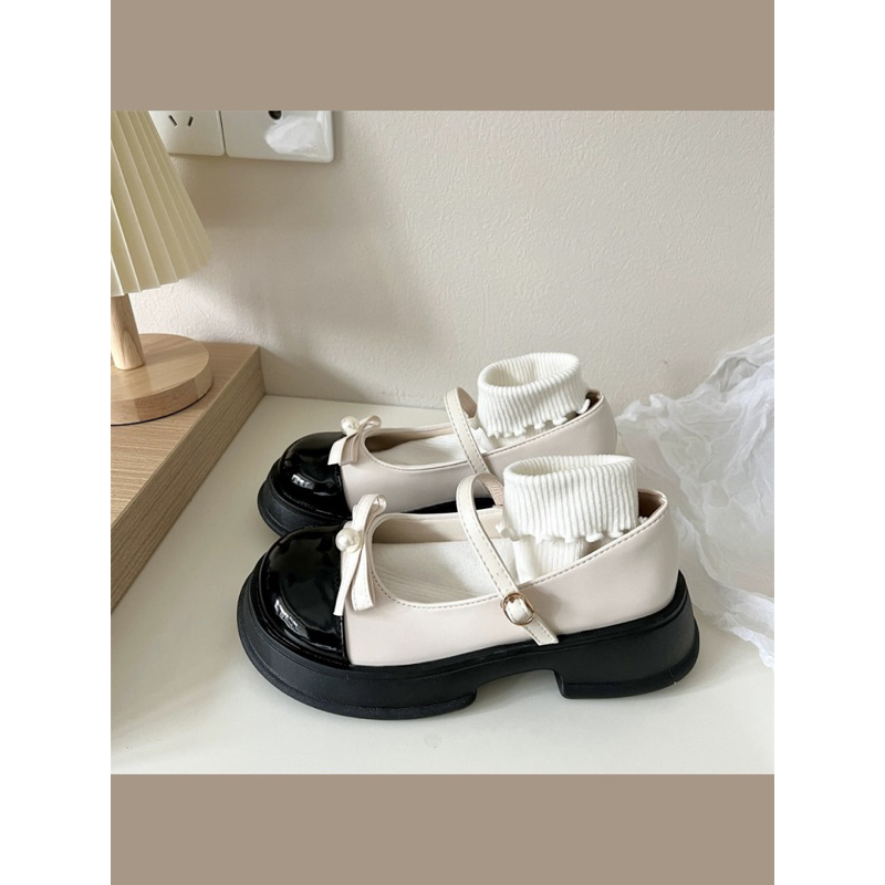 Giày lolita, giày mery jane đế nhẹ êm thơi trang. Giày đi học đi chơi phong cách thời thượng.Ms: LOLITA NƠ NGỌC