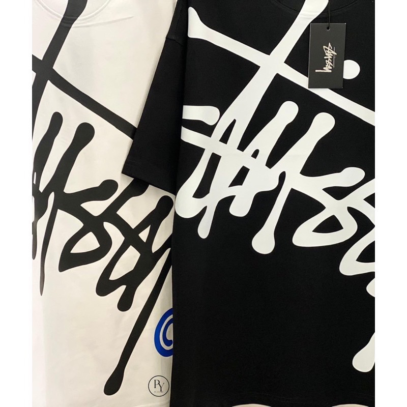 Áo Thun Unisex Stu:ssy Bản To - Chất Cotton - Đầy Đủ Tag