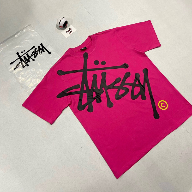 Áo Thun Unisex Stu:ssy Bản To - Chất Cotton - Đầy Đủ Tag
