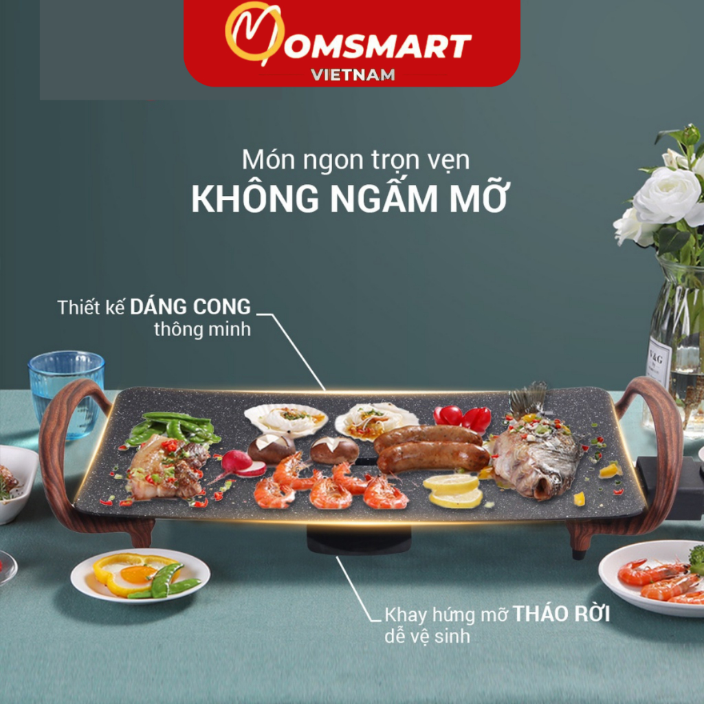 Bếp nướng điện vân đá Nagakawa NAG3103 - Bảo hành 12 tháng ...