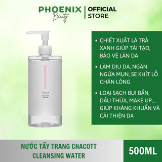 NƯỚC TẨY TRANG CHACOTT CLEANSING WATER (500ml)