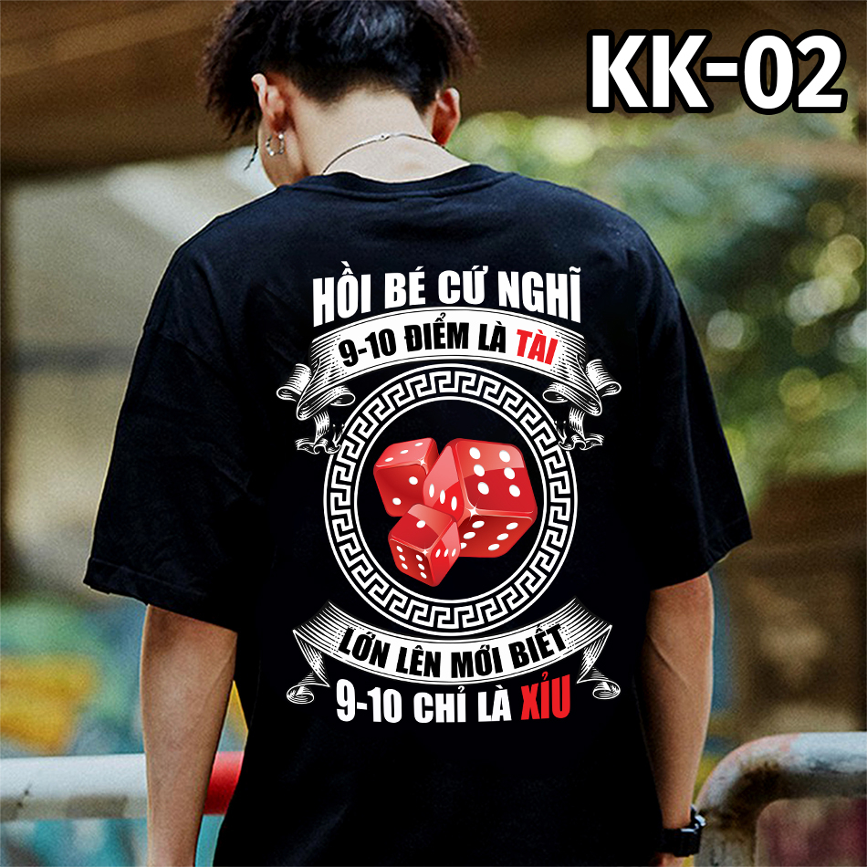 Áo thun nam in hình - Tâm con không ác tại sao 6.3 vẫn ra 1
