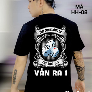 Áo thun nam in hình - Tâm con không ác tại sao 6.3 vẫn ra 1