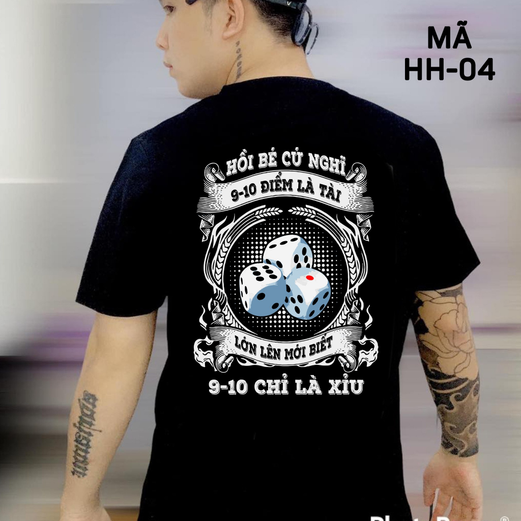 Áo thun nam in hình - Tâm con không ác tại sao 6.3 vẫn ra 1