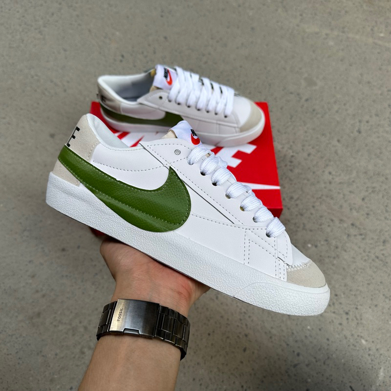 Giày thể thao Blazer Low Jum.bo Xanh Lá 1:1