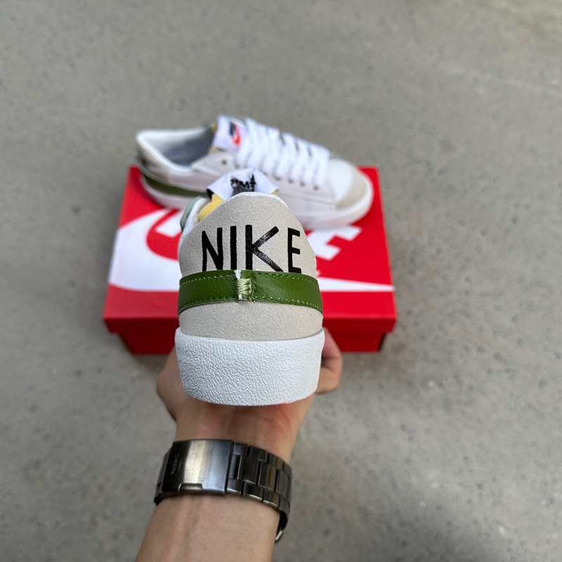 Giày thể thao Blazer Low Jum.bo Xanh Lá 1:1