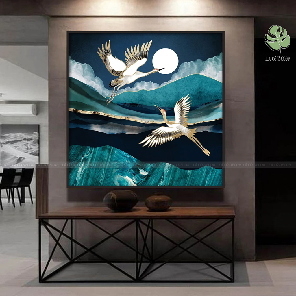 Tranh phong cảnh trừu tượng hiện đại trang trí nhà hàng, khách sạn, phòng khách,spa Collection 3