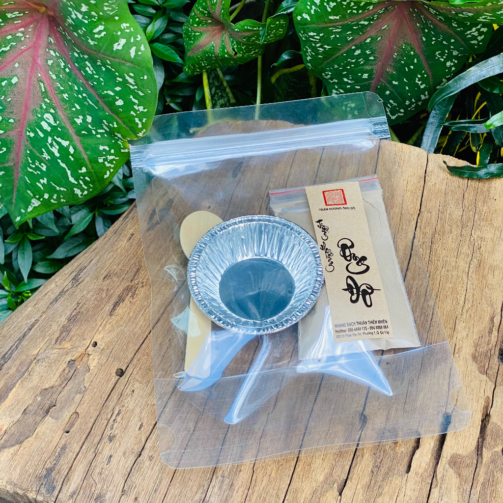 Combo Bột Trầm Hương Xông Nhà, Thanh Tẩy Không Khí Nhà Cửa Văn Phòng