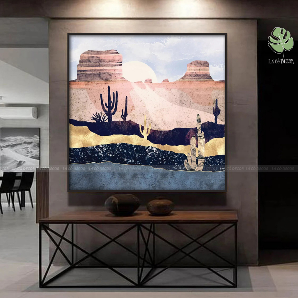 Tranh phong cảnh trừu tượng hiện đại trang trí nhà hàng, khách sạn, phòng khách,spa Collection 3