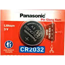 Pin Khuy Cúc Áo Panasonic cho chìa khoá ô tô CR2032 - 3V Lithium - Hàng có sẵn
