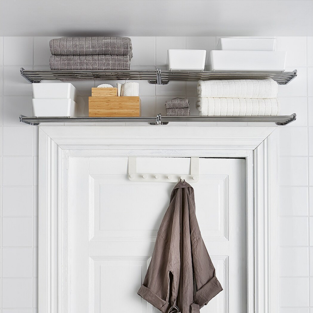 Thanh treo đồ gắn cánh cửa, Móc treo cửa, móc treo quần áo chính hãng IKEA