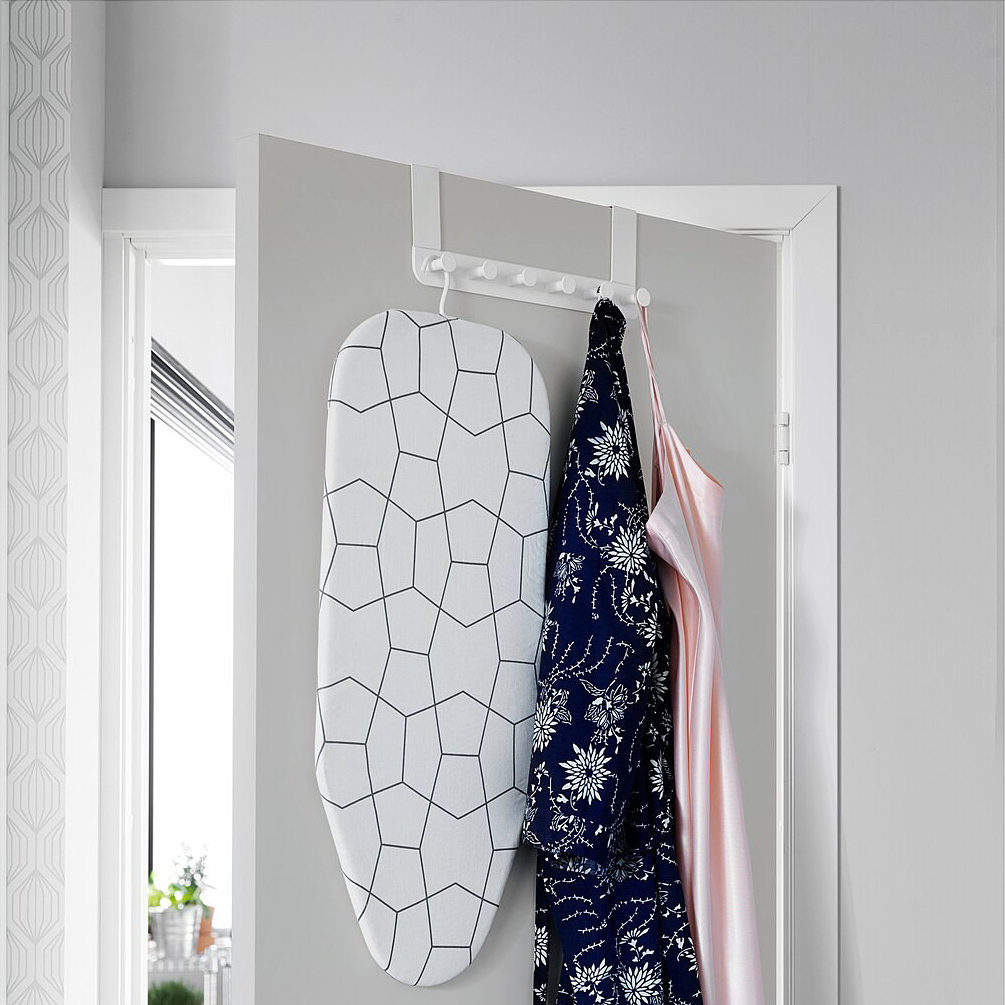 Thanh treo đồ gắn cánh cửa, Móc treo cửa, móc treo quần áo chính hãng IKEA