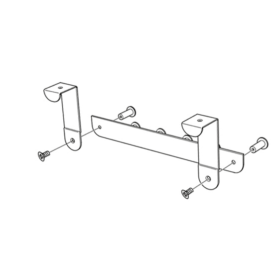 Thanh treo đồ gắn cánh cửa, Móc treo cửa, móc treo quần áo chính hãng IKEA