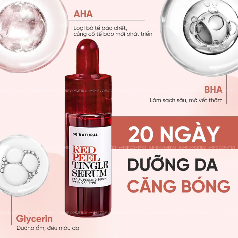 Red peel tingle serum 11ml thay da sinh học redpeel