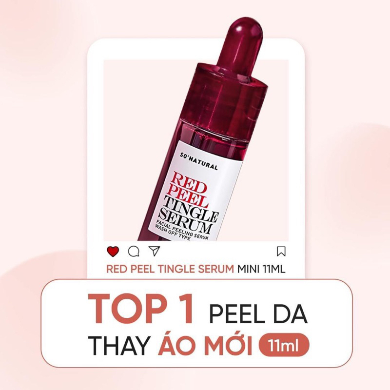 Red peel tingle serum 11ml thay da sinh học redpeel