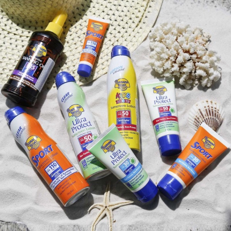 Bình Xịt Chống Nắng Thể Thao Banana Boat Sport  Chai 170ml / Hàng chuẩn Mỹ bảo vệ da và tia UV