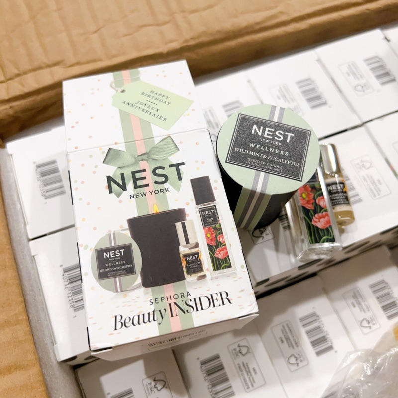 Set Nước Hoa Nữ + Nến Thơm NEST - Gift Sephora 3 Món