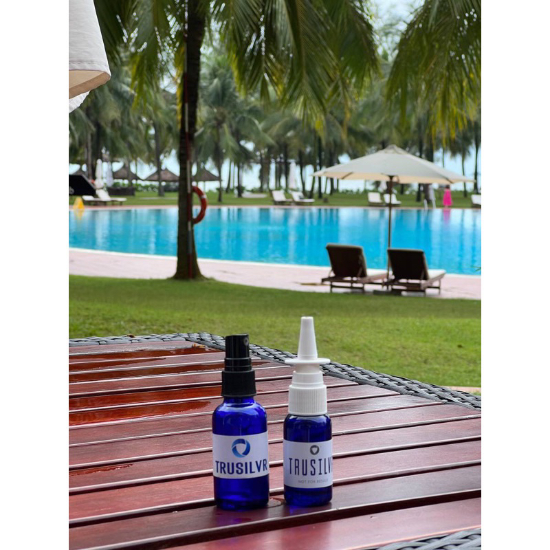 Trusilvr Gel Mini 30ml - Gel Bạc Tự Nhiên - Làm Lành Vết Thường - Tái Tạo Tế Bào - Kháng Khuẩn l