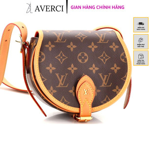 Averci túi da dáng bầu, túi da l...v full 2 box nam châm, túi đeo chéo da nữ sang - sịn - rẻ