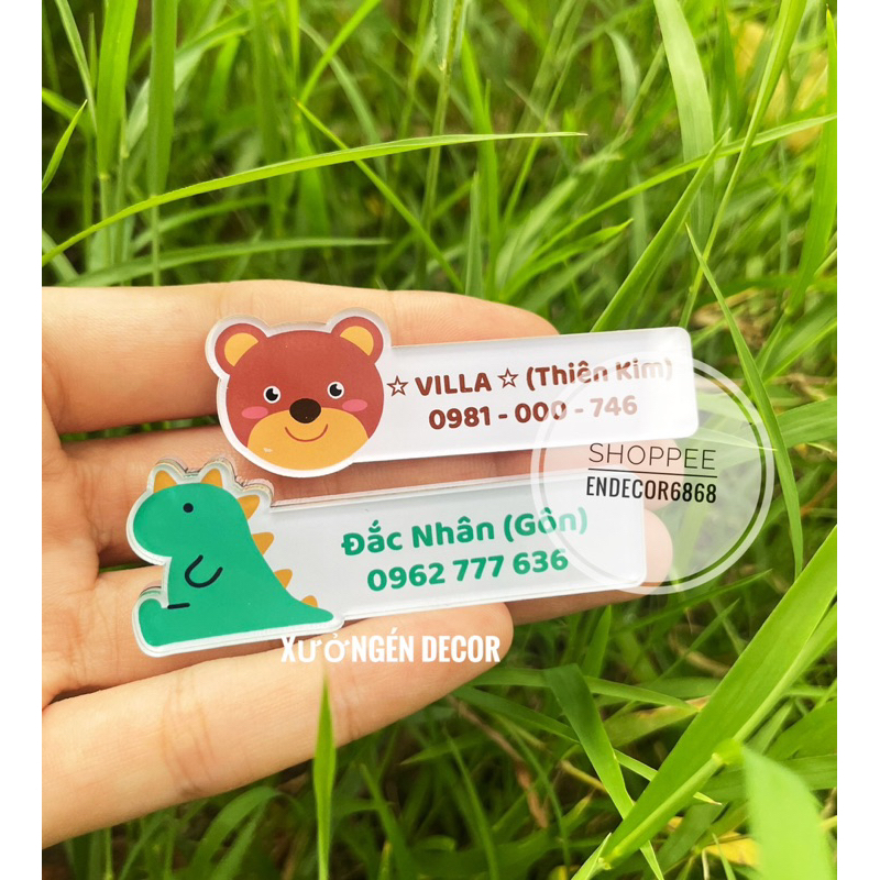 Huy hiệu ba lô - cài áo cho bé, nhân viên- in theo yêu cầu