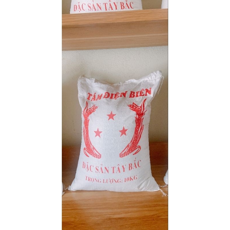 gạo tám thơm điện biên hạt nhỏ túi 10kg