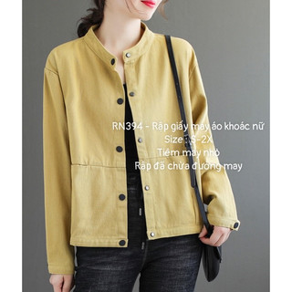 RN394_Rập giấy may áo khoác nữ