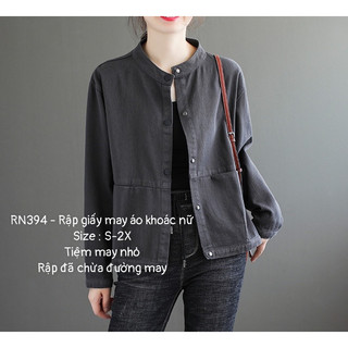 RN394_Rập giấy may áo khoác nữ