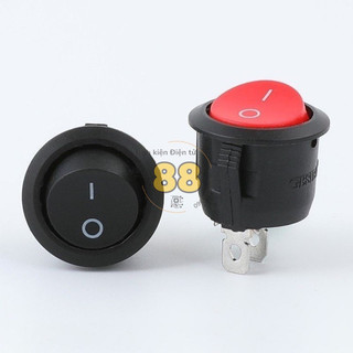 Công tắc bập bênh tròn 20mm kcd1-105 6a/250v 2 chân 2 chế độ on-off