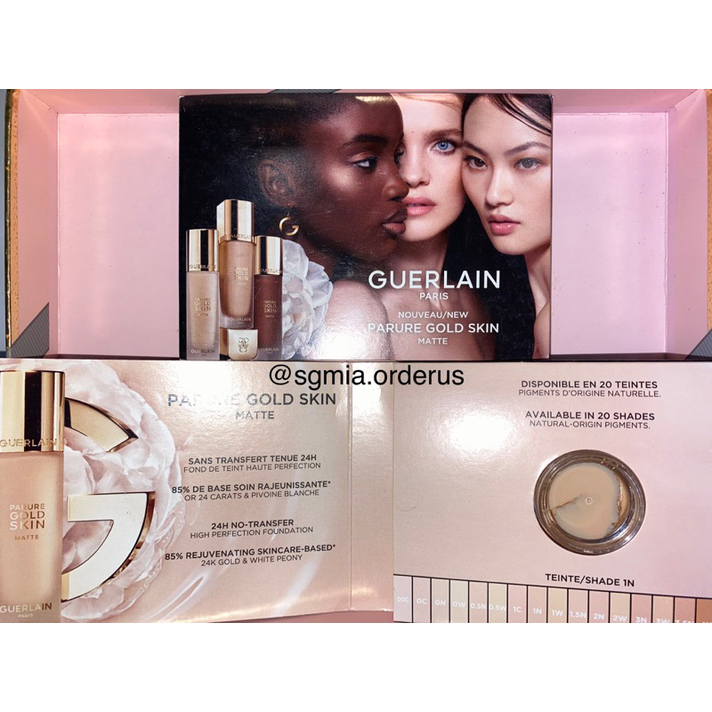 Sample 3ml Kem nền Guerlain Parure Gold Skin màu 1N